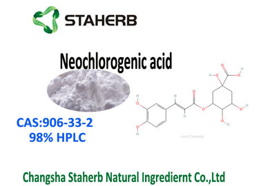 China Dos materiais de referência padrão do pó HPLC Neochlorogenic pura branca CAS 906-33-2 do ácido 98% fornecedor