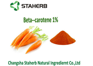 China Caducity natural do caroteno 1% do β- dos aditivos de alimento do extrato da cenoura resistente fornecedor