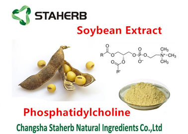 China A planta natural pura do extrato do feijão de soja extrai cuidados médicos do Phosphatidylcholine 80% fornecedor